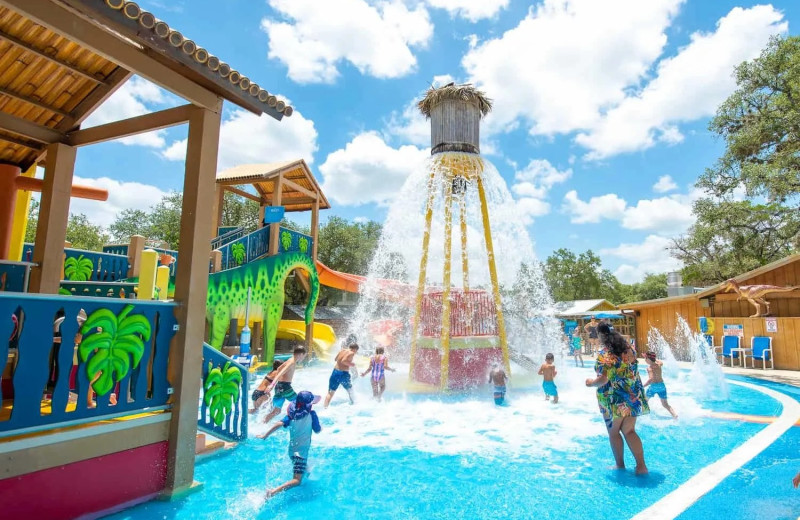 Water park at Yogi Bear's Jellystone Park Hill Country.