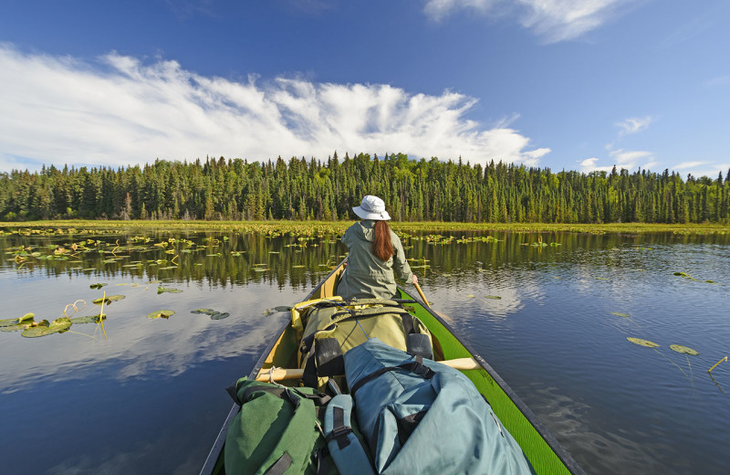 Canoeing at Hungry Moose Bed and Breakfast.