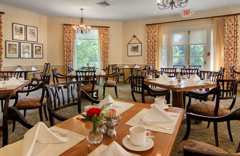 Dining at Boar's Head Resort.