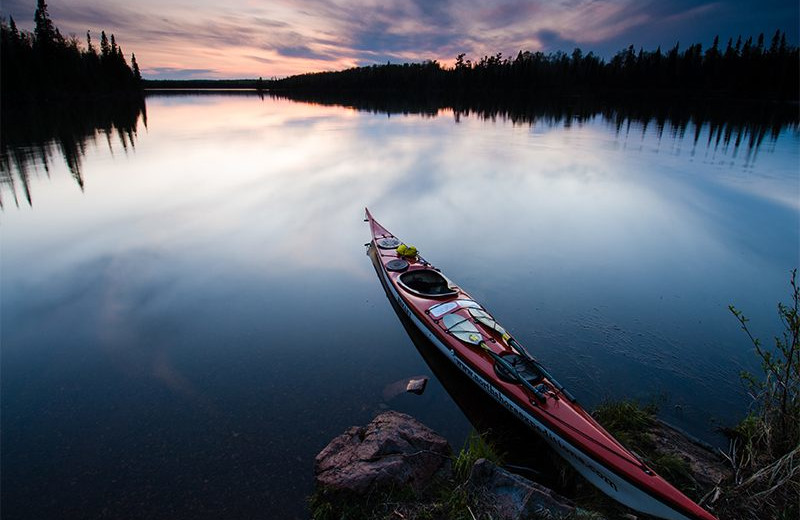 Kayaking at Grand Marais Hotel Company.