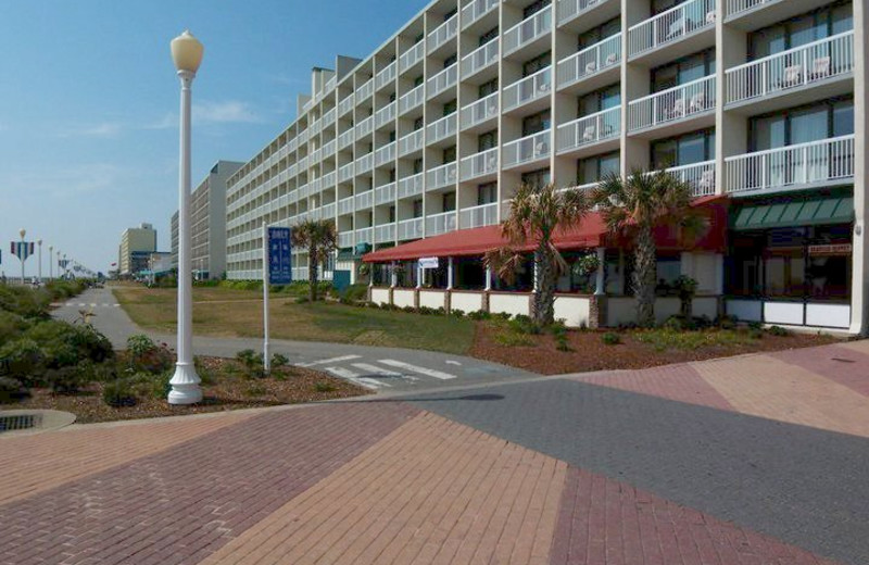 Exterior view of The Oceanfront Inn.