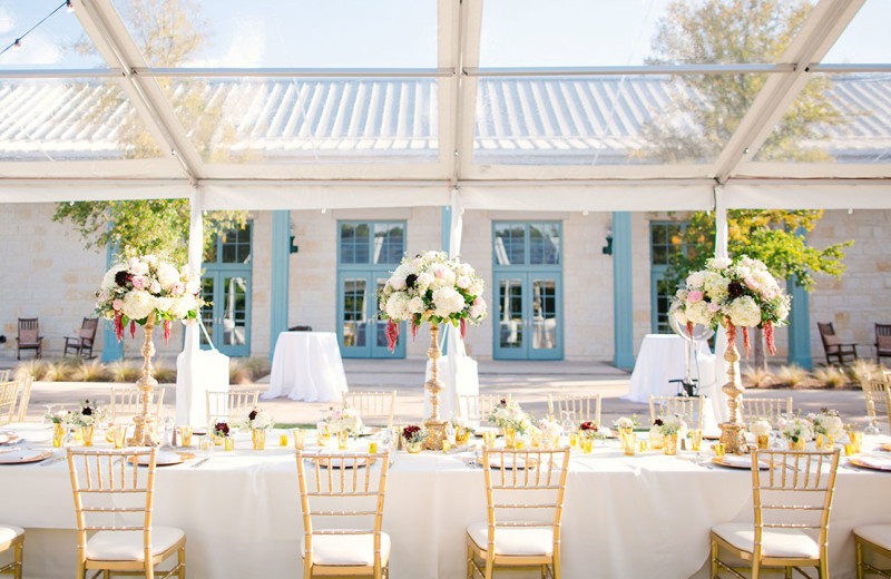 Wedding reception at Hyatt Regency Hill Country Resort and Spa.