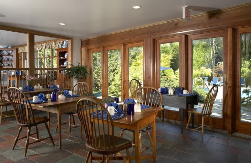 Dining room at Pleasant Bay Village.