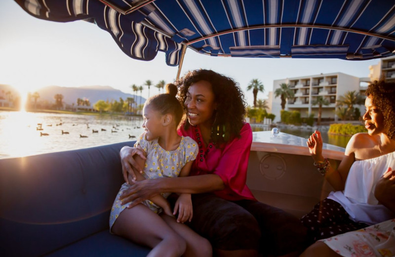 Boating at JW Marriott Desert Springs Resort & Spa.