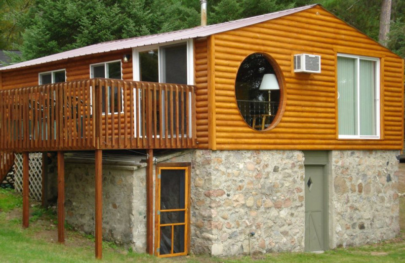 Cabin exterior at Moore Springs Resort.