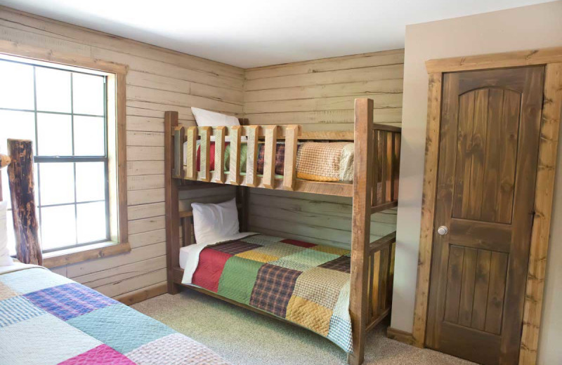 Cabin bedroom at Indian Point.