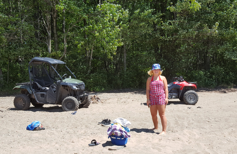 Beach at Tug Hill Resort.