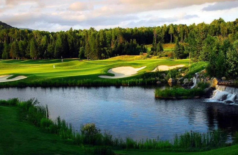 Golf course near Fairmont Tremblant Resort.