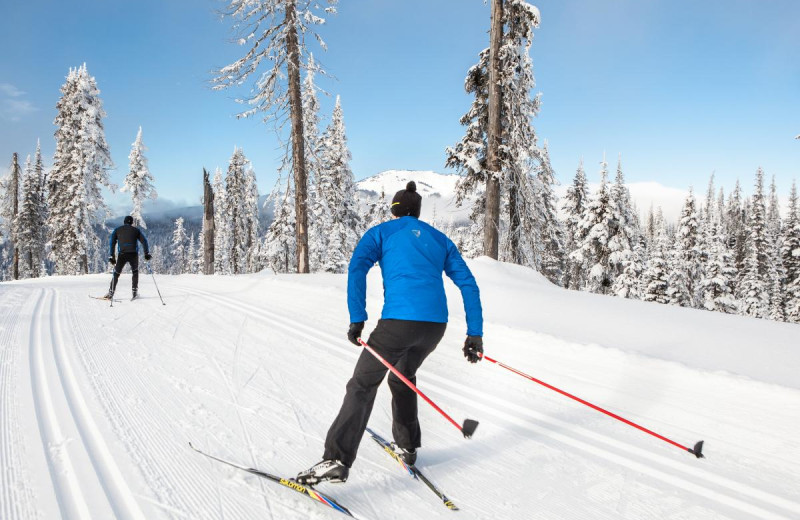 Skiing at Cedar House Restaurant & Chalets.