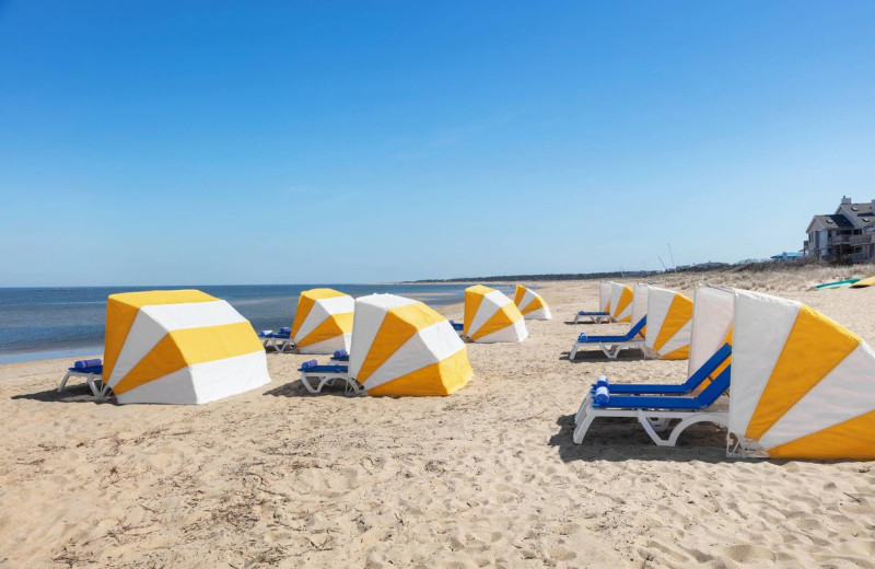 Beach at Virginia Beach Resort Hotel 