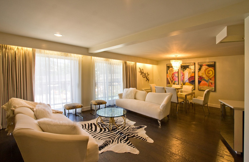 Guest room at Ashland Hills Hotel & Suites.