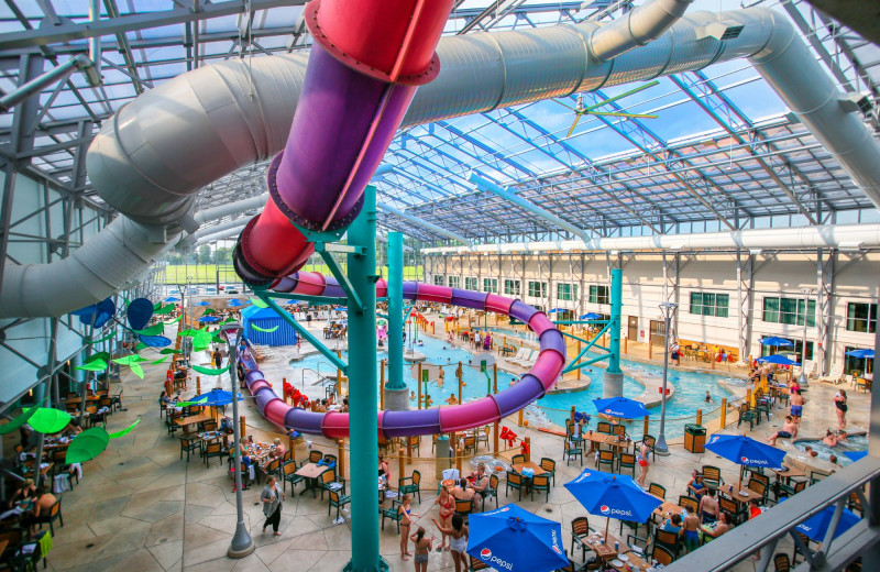 Indoor water park at Zehnder's of Frankenmuth.