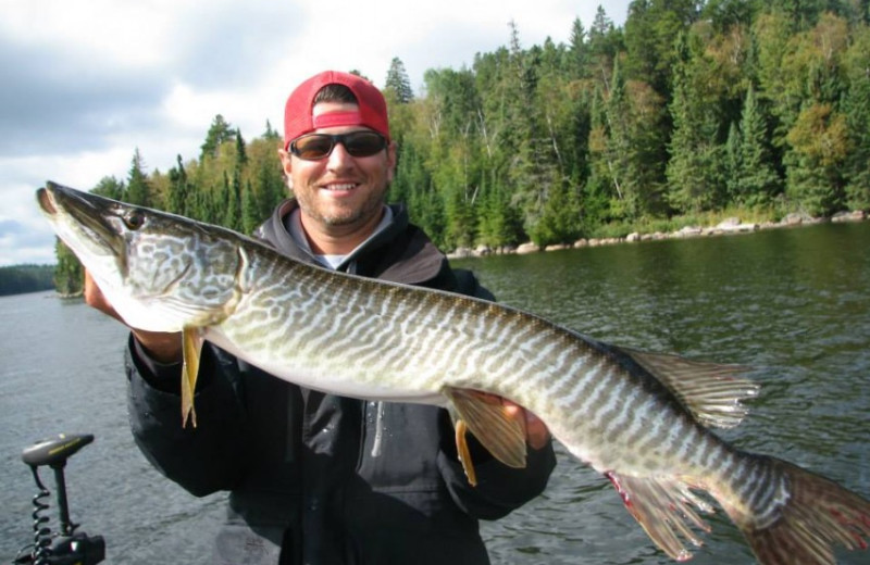 Fishing at Cliff Lake Resorts.