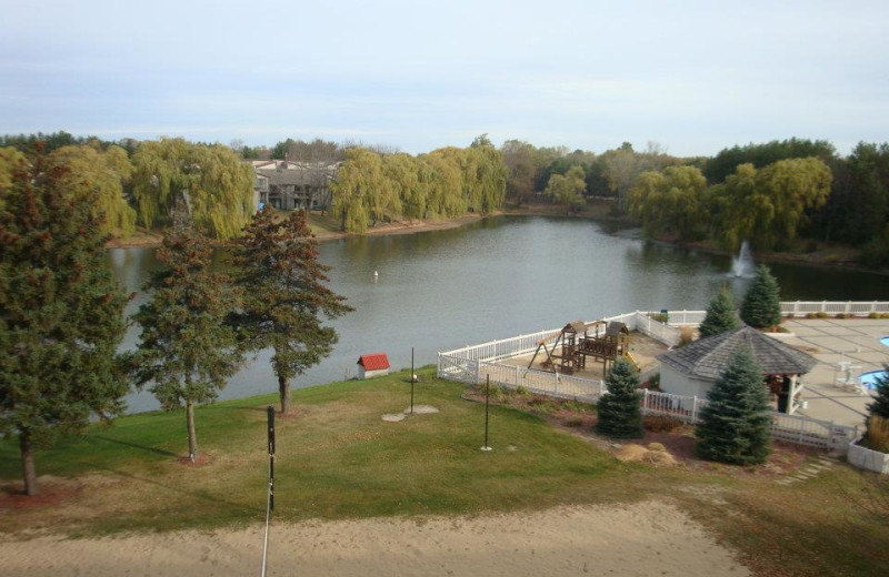 View of lake from Olympia Resort.