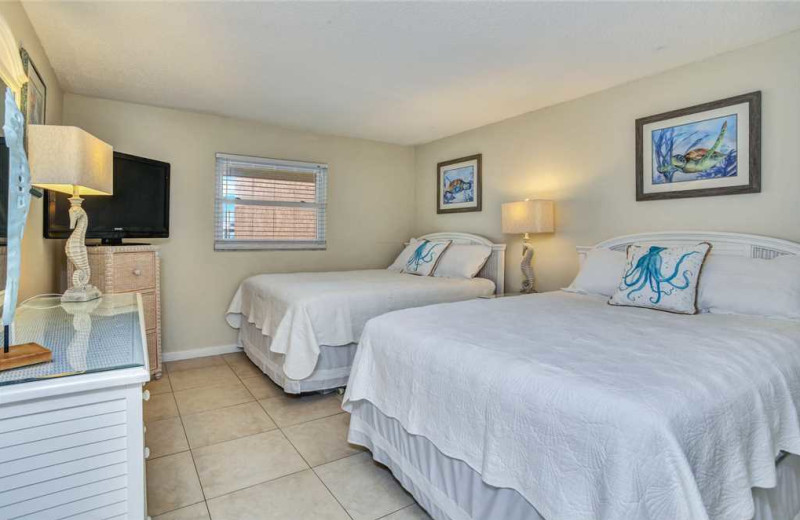 Rental bedroom at Beach Place Condominiums.