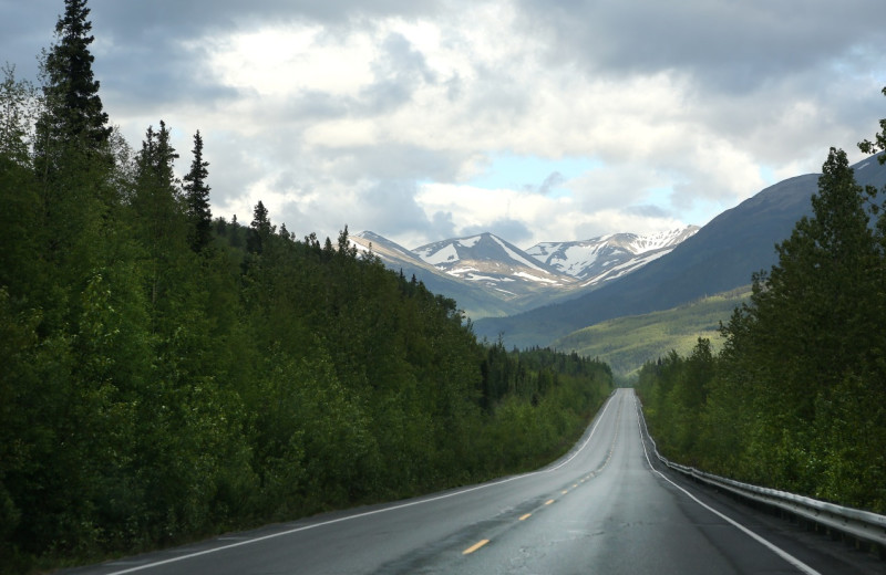 Mountains at Alaskan Fishing Adventures.