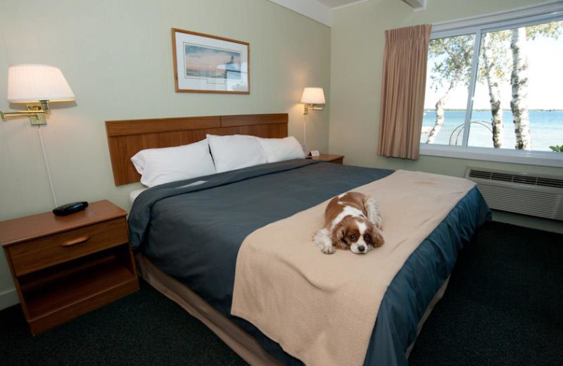 Guest Room at Beachfront Inn