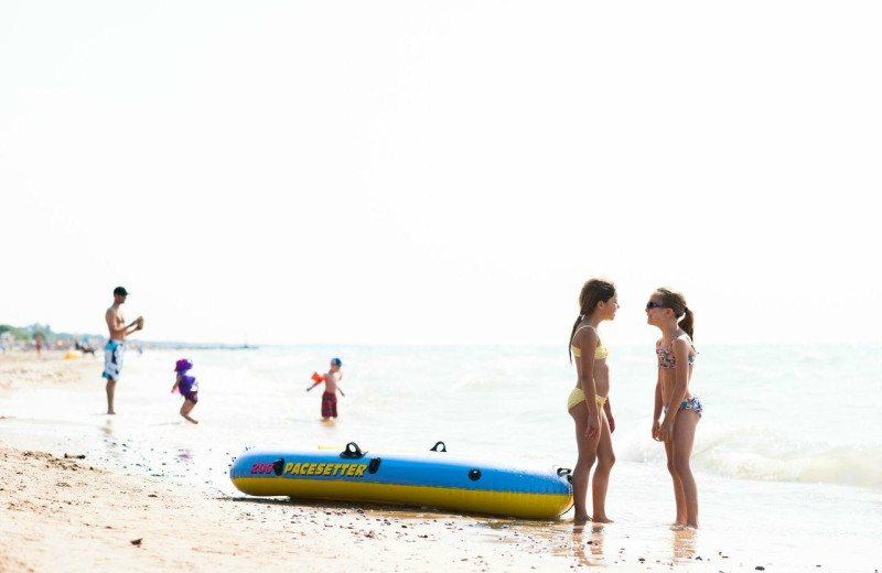 Beach at Oakwood Resort.