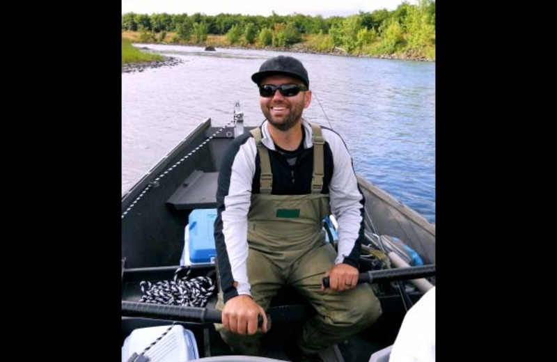 Fishing at Northern Lake George Resort.