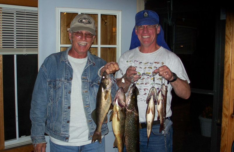 July Fishing on Bear Island Lake at Northern Lights Lodge & Resort.