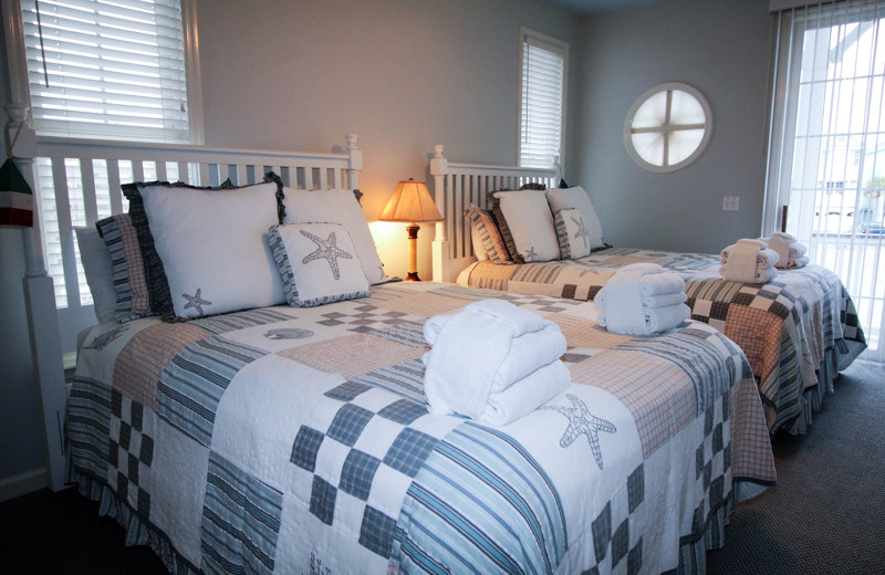 Rental bedroom at Fripp Island Golf & Beach Resort.