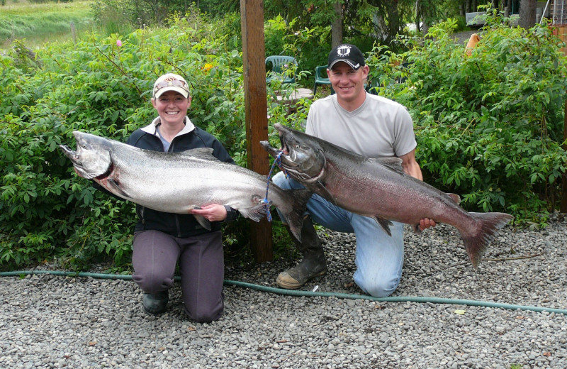 Fishing at The Fish Hut Charters and Lodging.