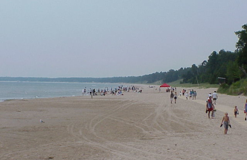 The beach at Edgewater Resort.