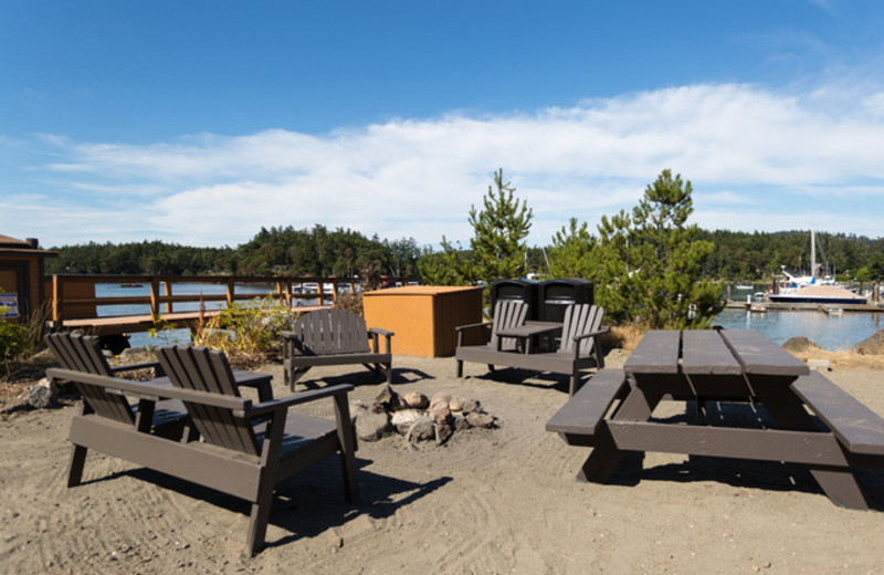 Picnic at Snug Harbor Marina Resort.