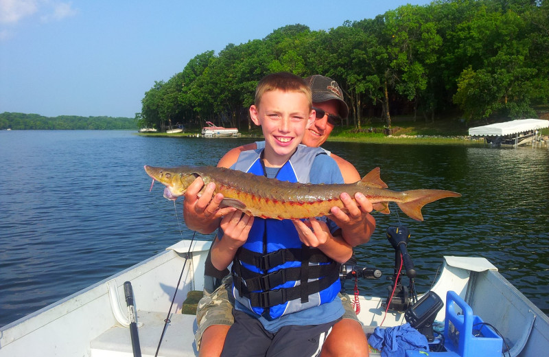 Fishing at Fisherman Village Resort.