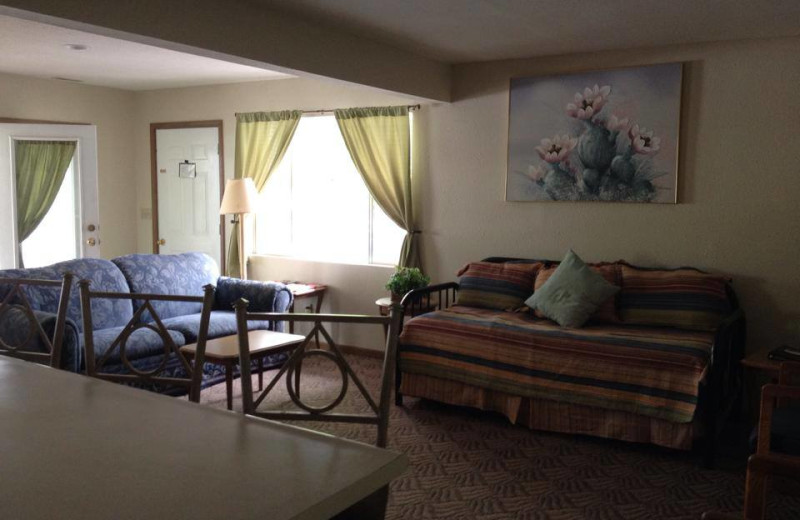 Guest living room at Alhonna Resort.