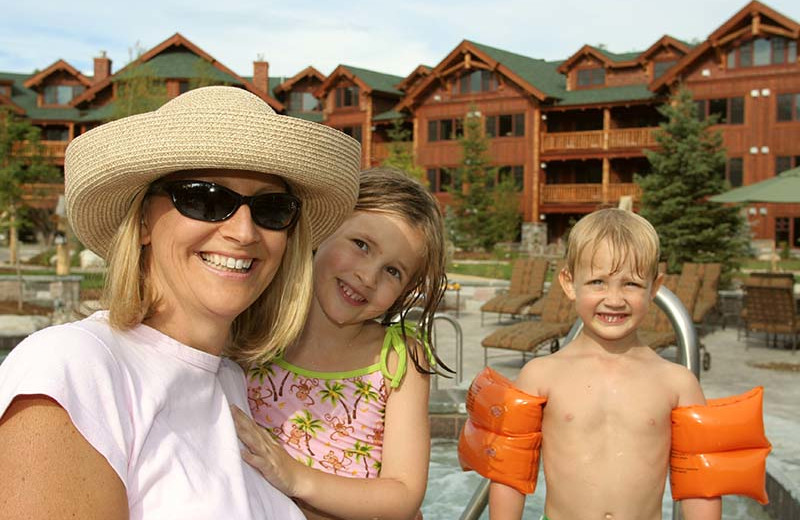Family at The Whiteface Lodge.