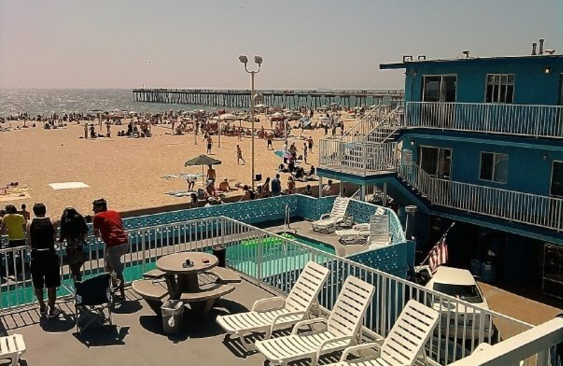 Beach view at Sea Sprite.