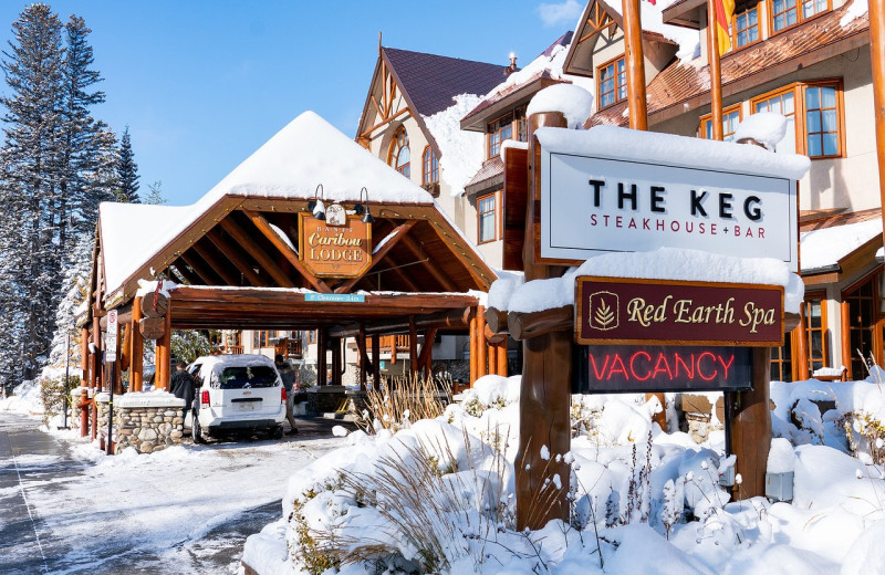 Winter at Banff Caribou Lodge & Spa.