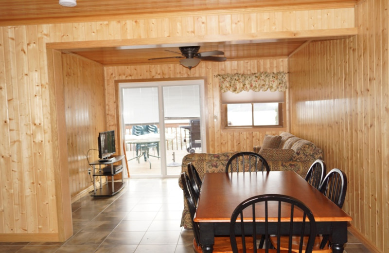 Suite dining room at Contessa Resort.