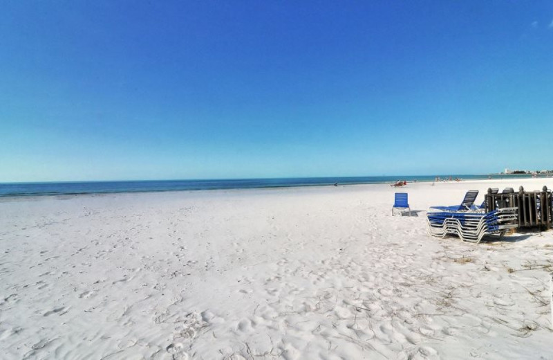 Beach at El Presidente Condos.