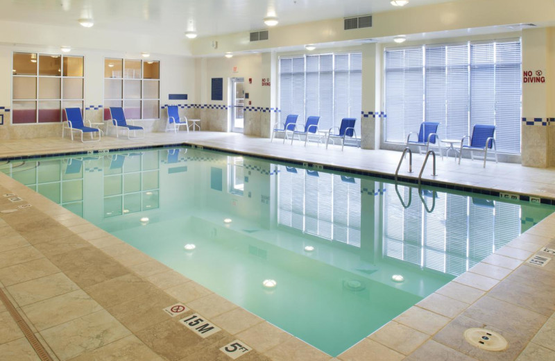 Indoor pool at Doubletree Hotel Greensboro.