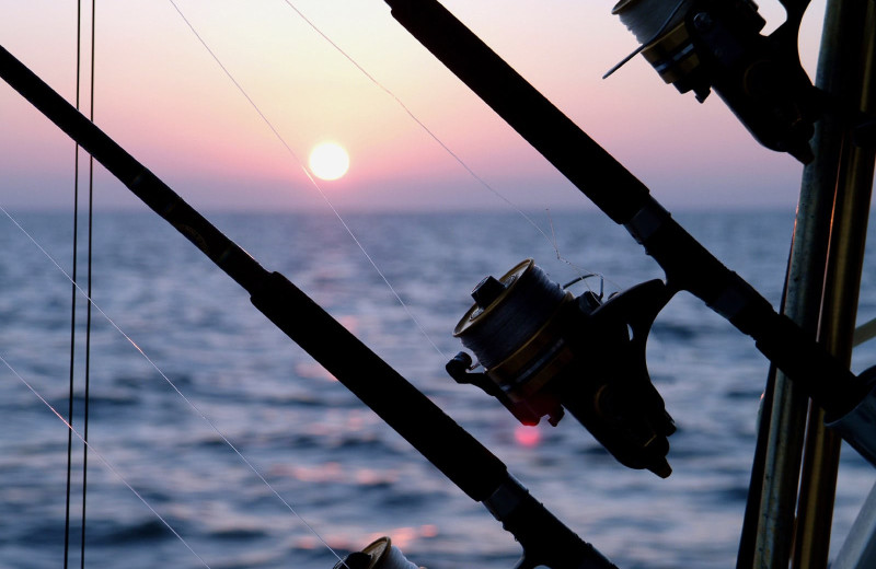 Fishing at Grand Superior Lodge on Lake Superior.