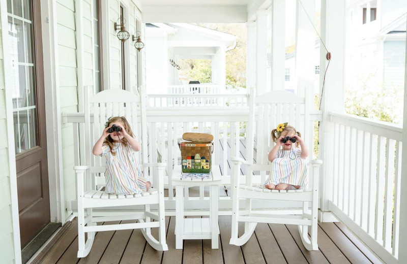 Rental balcony at Coastal Accommodations.