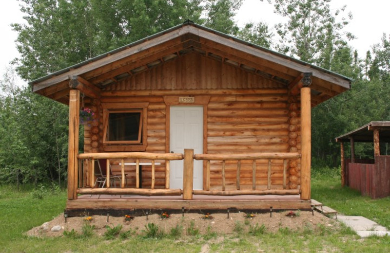 Cabin exterior at Siberian Outfitters.