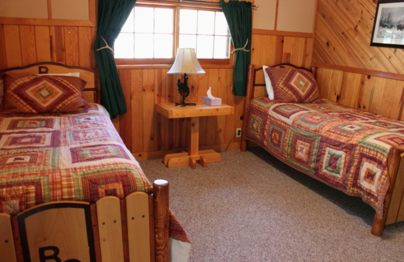 Cabin Bedroom at Bill Cody Ranch