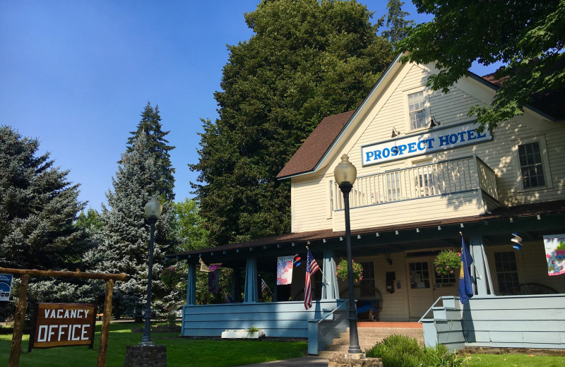 Exterior view of Prospect Historic Hotel Bed and Breakfast Inn - Motel and Dinner House.