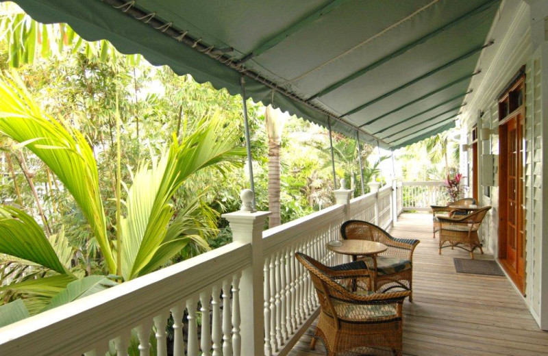 Porch at The Heron House & Heron House Court.