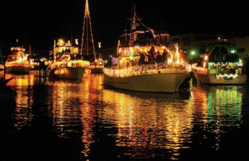 Christmas parade at Gulf Winds Resort Condominiums.