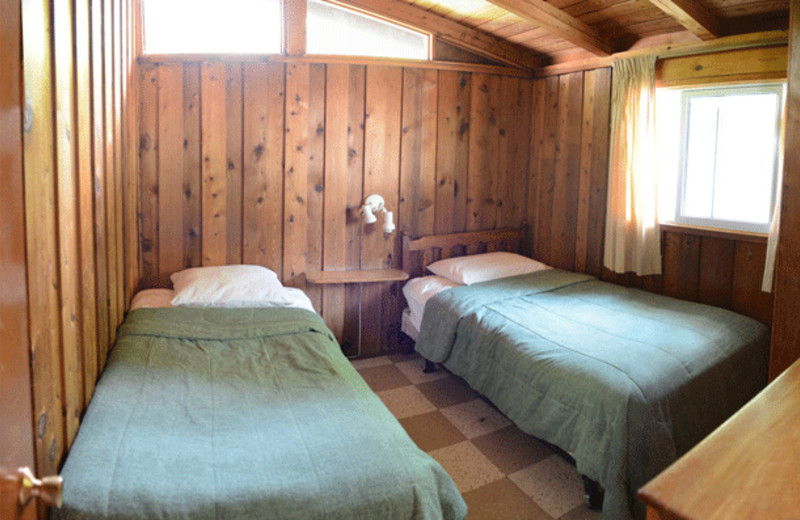 Cabin bedroom at Sunnylea.