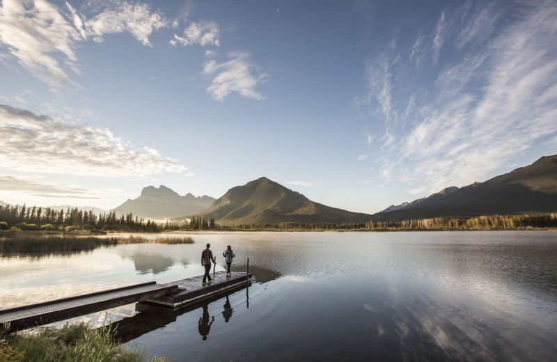 Lake at Cariboos Lodge.