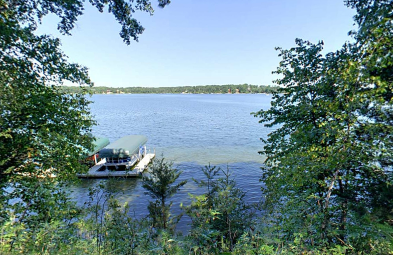 Lake view at Black Pine Beach Resort.