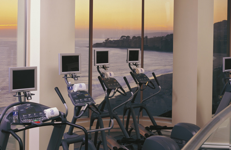 Fitness room at The Ritz-Carlton, Laguna Niguel.