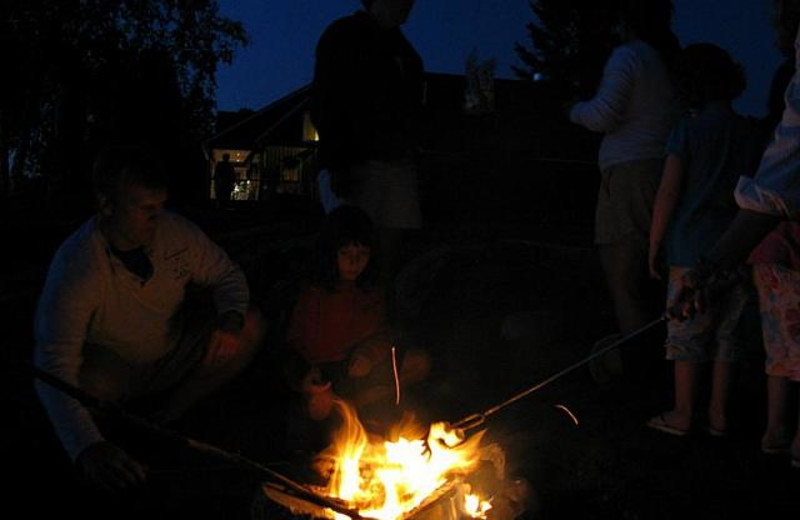 Campfires at Bald Mountain Camps Resort.