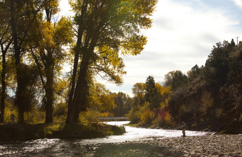 Fishing at Utah Family Lodges.