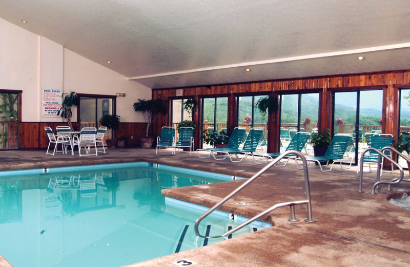 Indoor pool at Deer Ridge Mountain Resort.